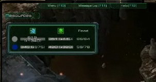 Affichage des ressources dans StarCraft 2 Affichage des ressources dans StarCraft 2